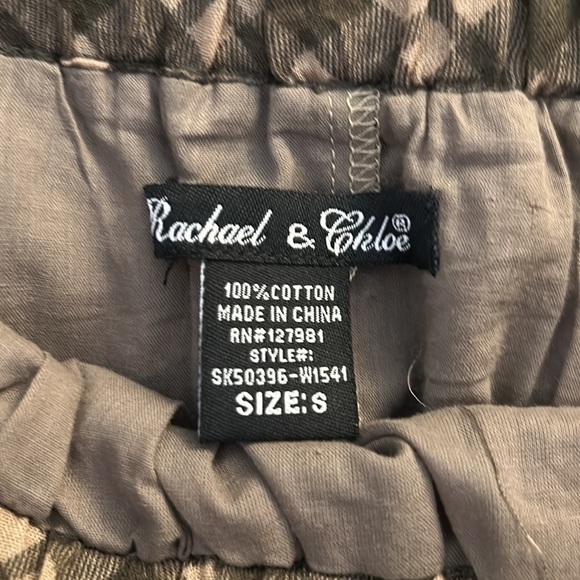 Rachael & Chloe Academia Black & Tan Plaid Circle Mini Skirt Size Small - Picture 4 of 4